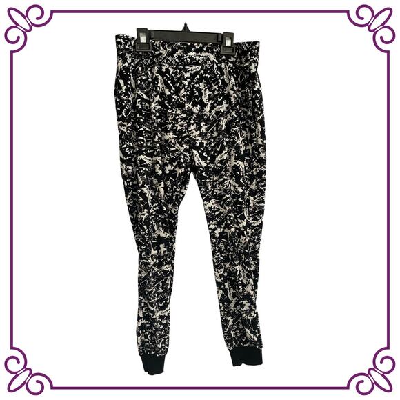 Banana Republic Pants - Banana Republic Black & White Marble Pattern Joggers Pockets Small